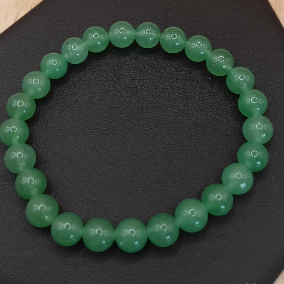 Bracelet En Pierre Naturelle Aventurine verte perles 8mm My Store