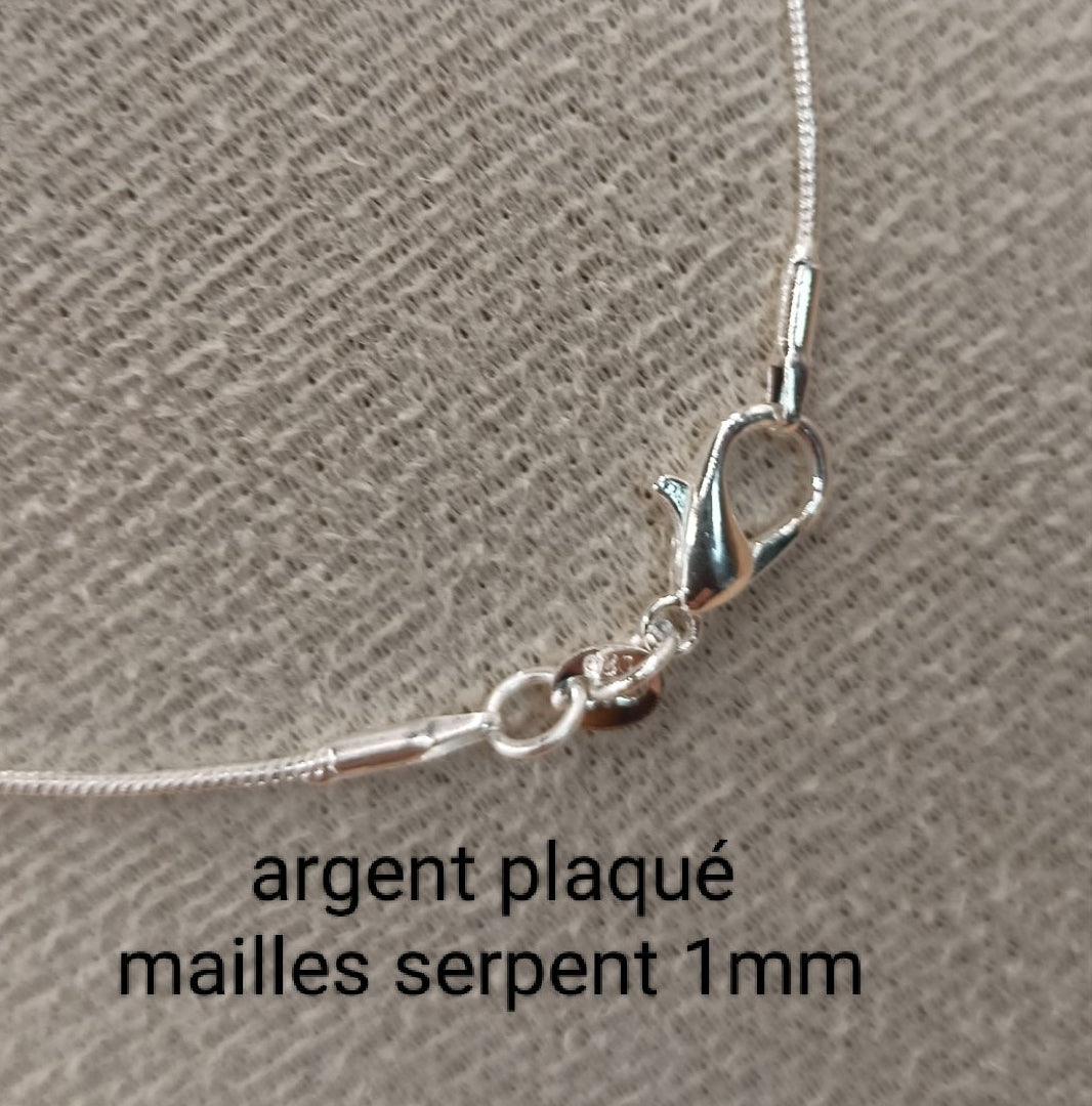 Chaîne en métal pour vos pendentifs Les Gemmes de l'Ursuya