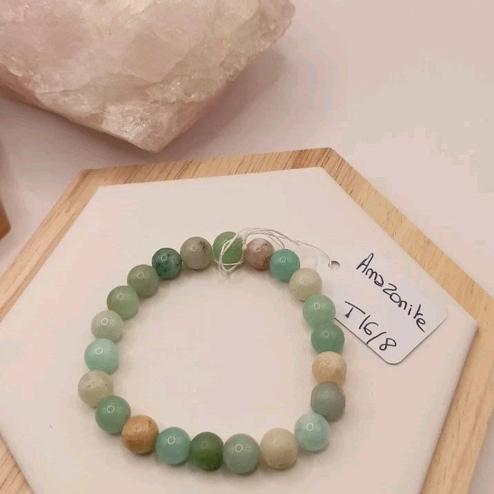 Bracelet Pierre Naturelle Amazonite 8mm My Store