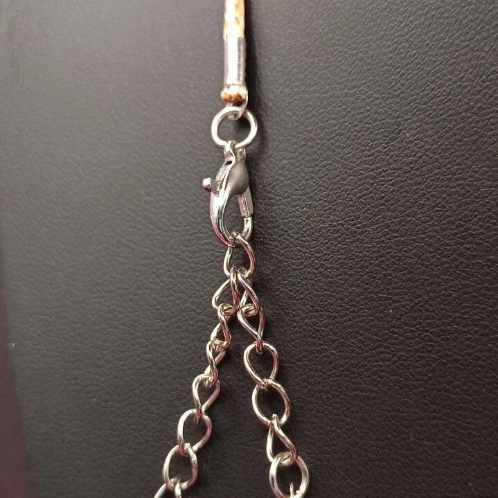 Pendentif Pierre Naturelle Aventurine Verte ou Orange Les Gemmes de l'Ursuya