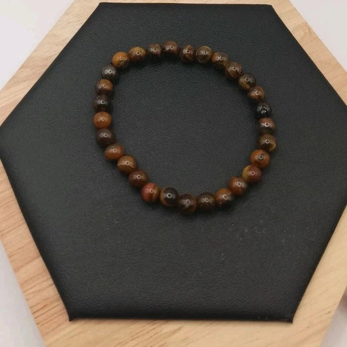Bracelet En Pierre Naturelle Oeil de tigre _ enfant My Store
