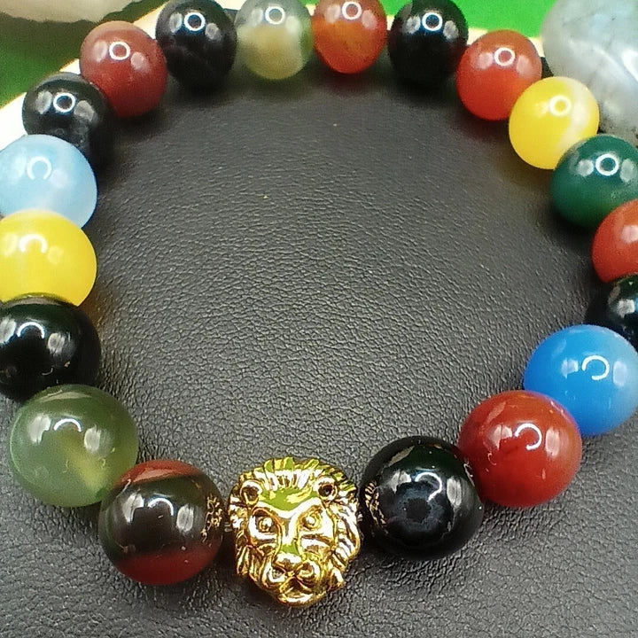 Bracelet Pierre Naturelle Tourmaline Multicolore Les Gemmes de l'Ursuya