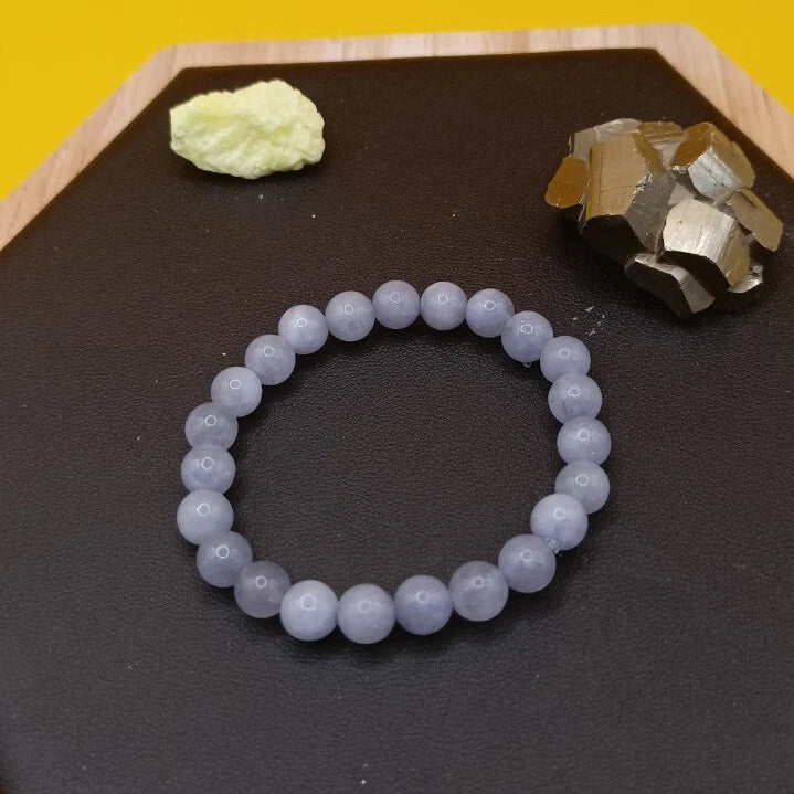 Bracelet En Aigue-Marine Pierre Naturelle perles 6mm _ enfant My Store