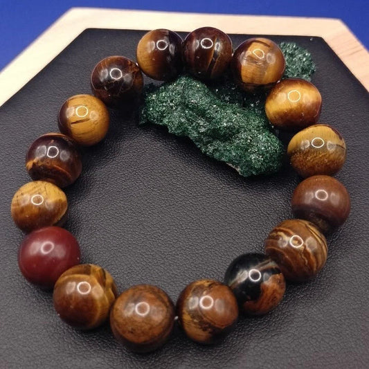 Bracelet En Pierre Naturelle Oeil de tigre 12mm My Store