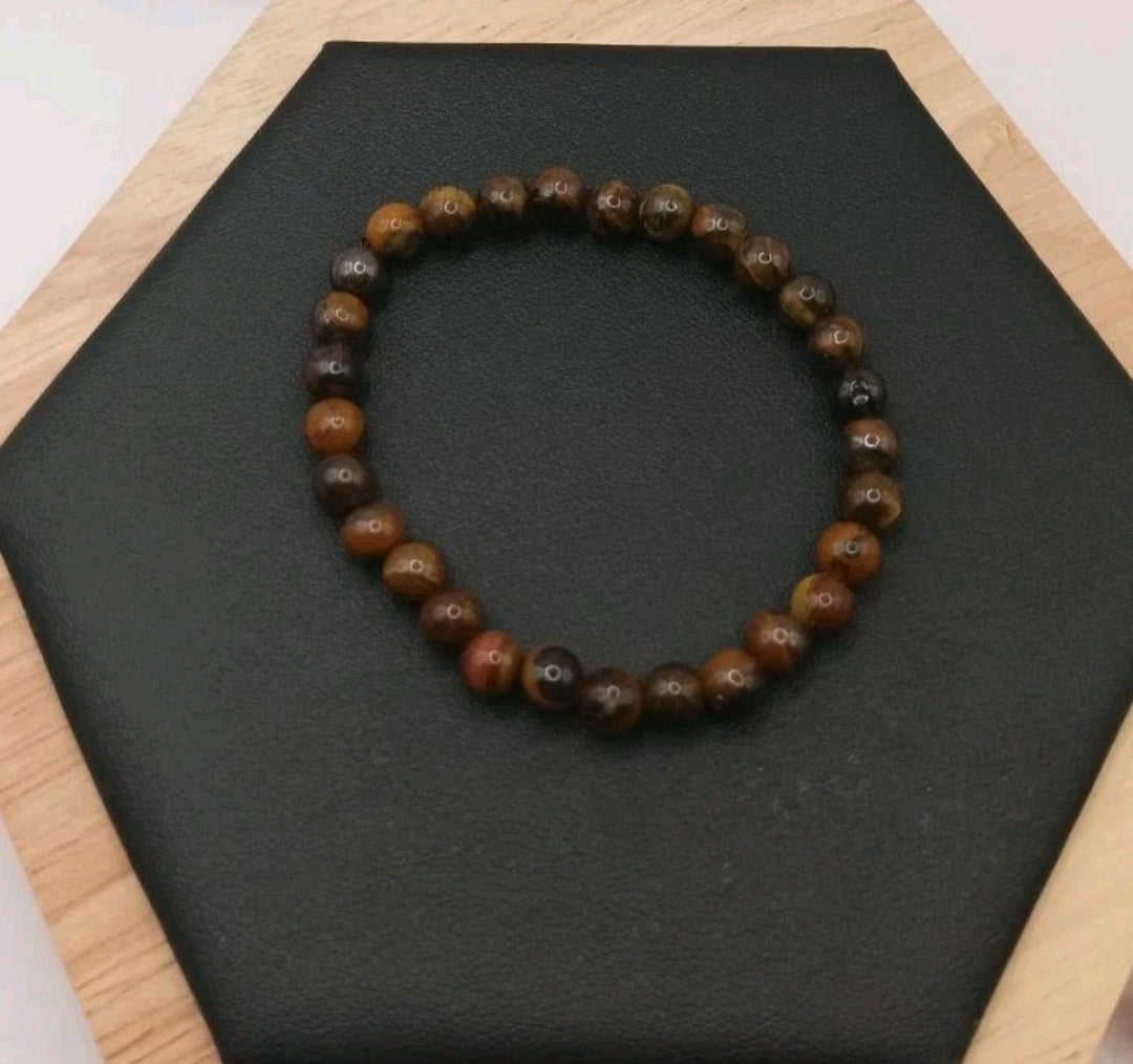 Bracelet En Pierre Naturelle Oeil de tigre