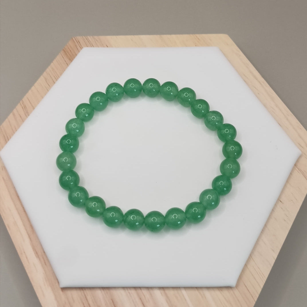 Bracelet En Pierre Naturelle Aventurine verte perles 8mm My Store