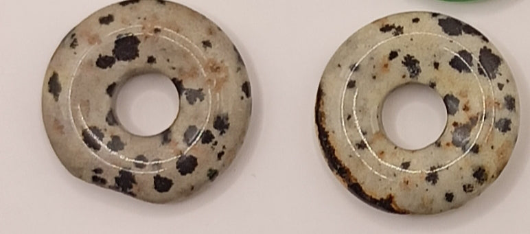 Boucles d'oreilles créoles avec pierre naturelle grande taille _ interchangeable Les Gemmes de l'Ursuya