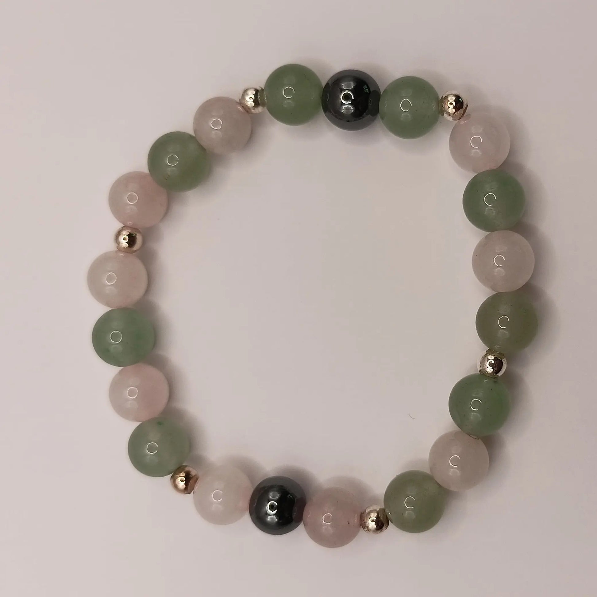 Bracelet Argent Et Pierre Naturelle Quartz Hématite Aventurine My Store