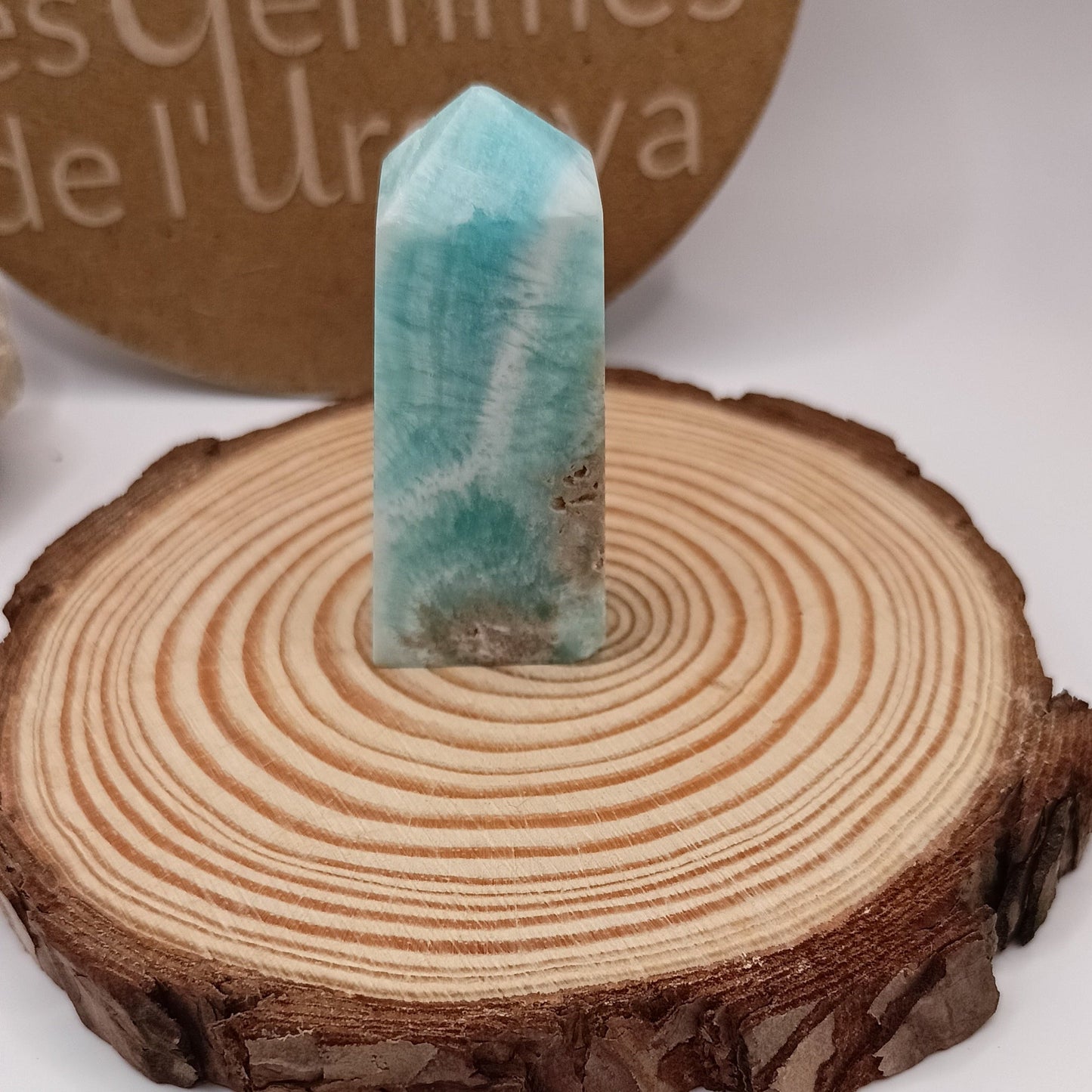 Statue, Amazonite Pierre naturelle Les Gemmes de l'Ursuya