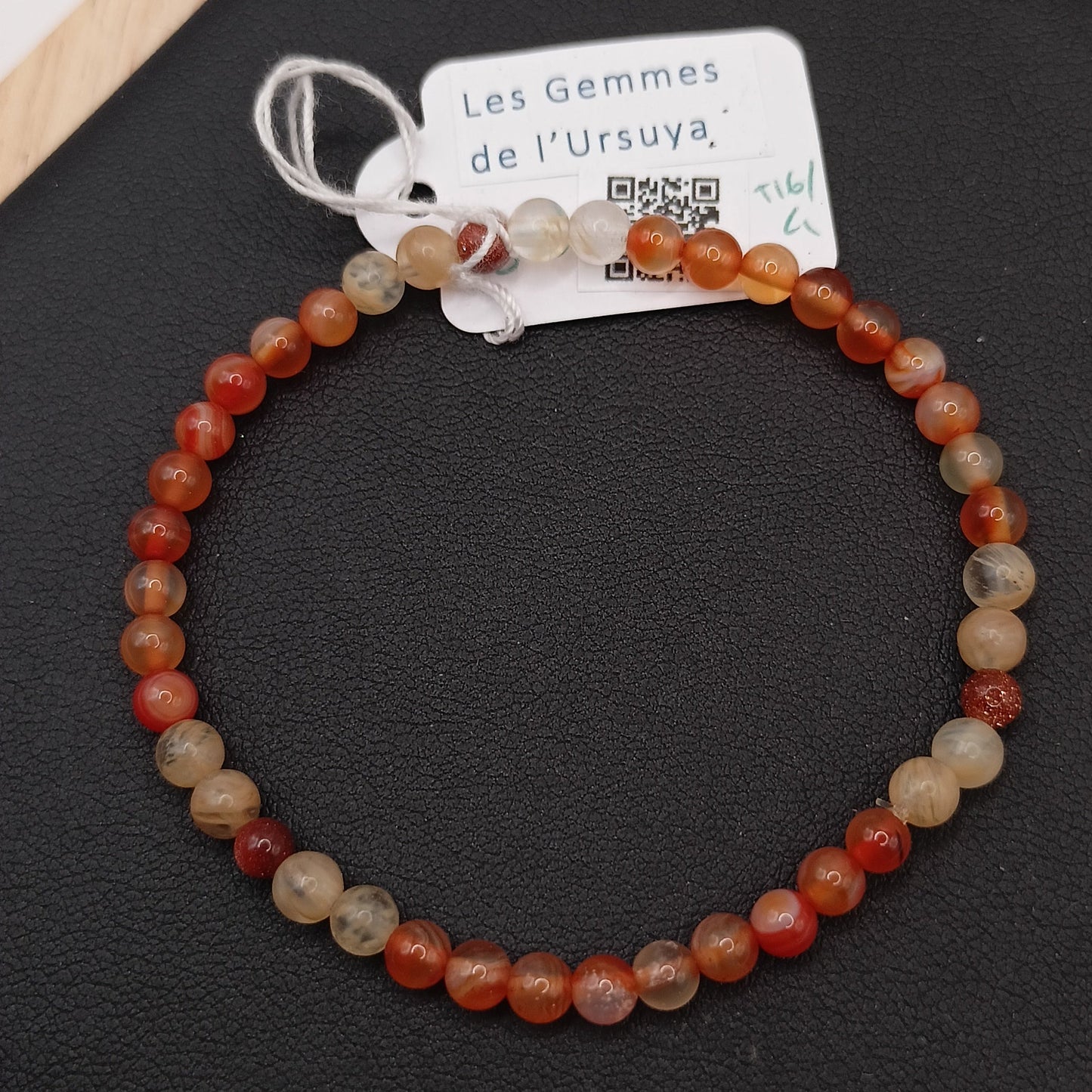 Bracelet Pierres Naturelles Cornaline & Citrine