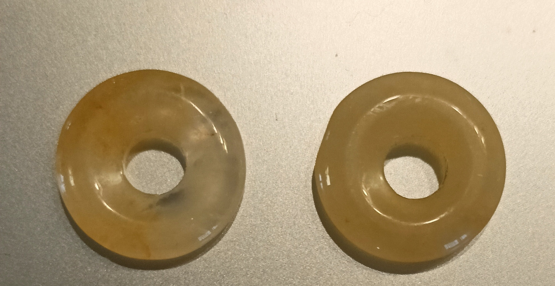 Boucles d'oreilles créoles avec pierre naturelle grande taille _ interchangeable Les Gemmes de l'Ursuya