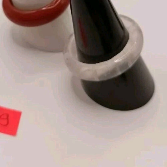 Bague Anneau En pierre naturelle Quartz Blanche