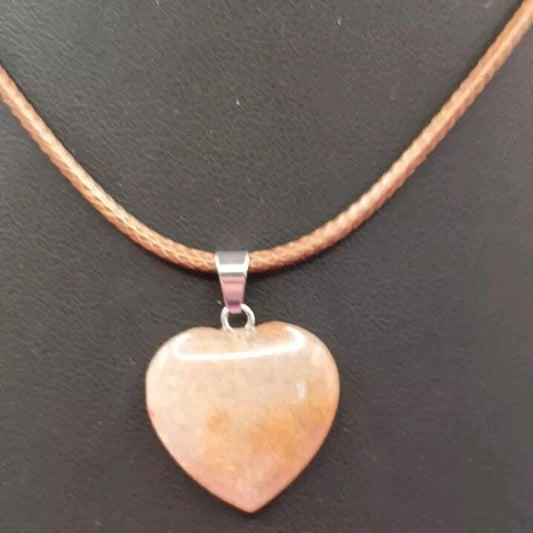 Pendentif Pierre Naturelle Aventurine Verte ou Orange Les Gemmes de l'Ursuya