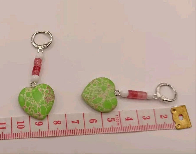 Partager Boucles D'oreilles Fermoir A Levier Argent 925 Pierre Naturelle Quartz Rose Les Gemmes de l'Ursuya