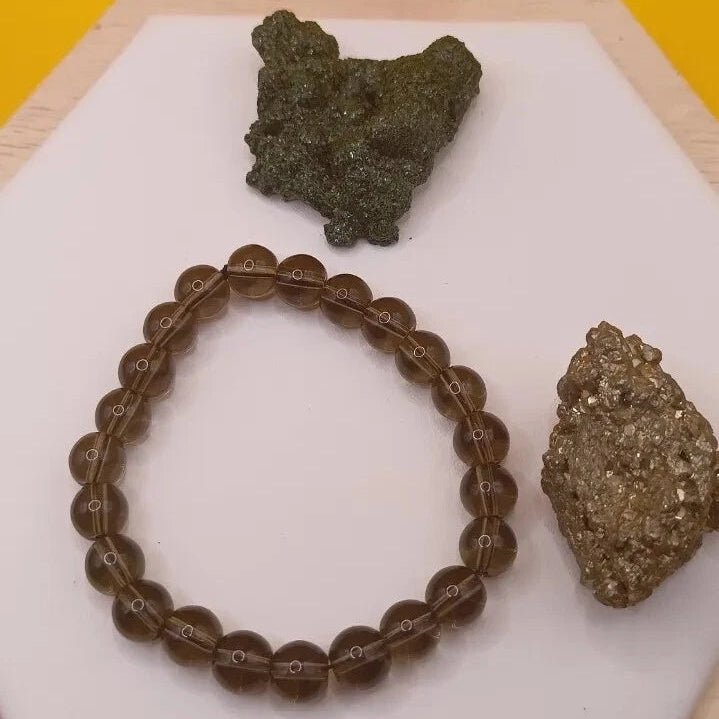 Bracelet Pierre Naturelle Quartz Fumée My Store