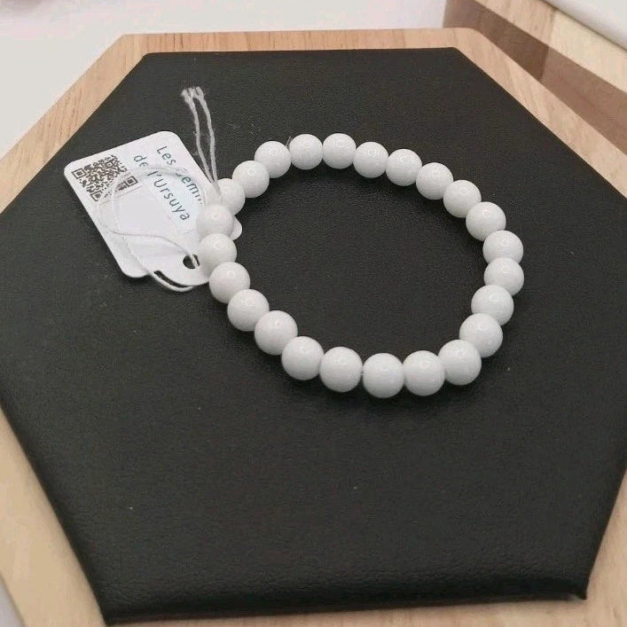 Bracelet En Pierre Onyx Noir ou blanc My Store