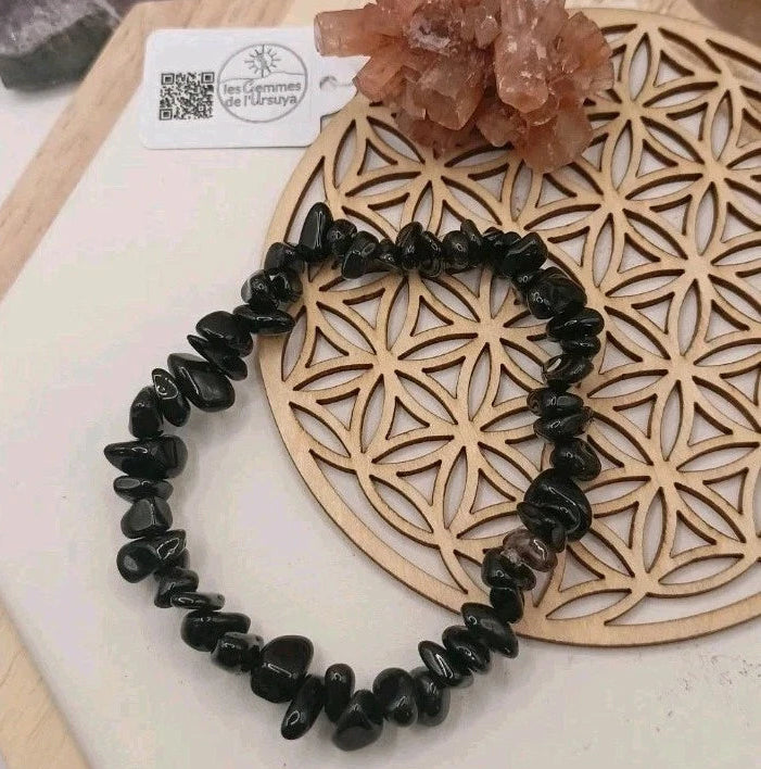 Bracelet En Pierre Onyx Noir ou blanc My Store