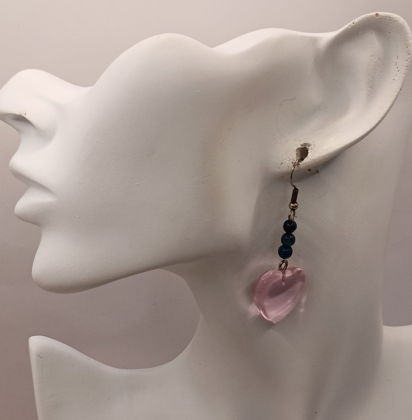 Boucles d'oreilles oeil du faucon argenté–Acier Inoxydable | Les Gemmes de l'Ursuya