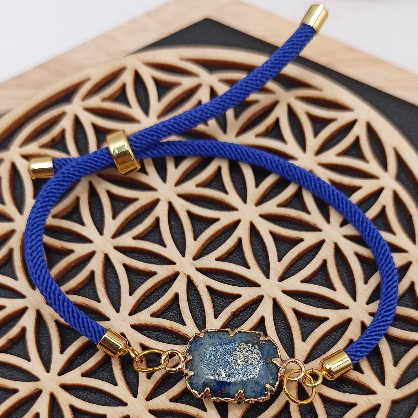 Bracelet ajustable Et Pierre Naturelle LAPIS-LAZULI