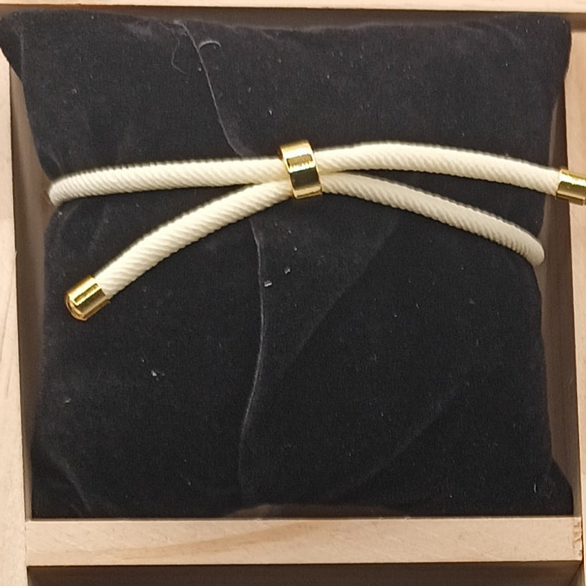 Bracelet Et Pierre Naturelle quartz blanc coeur