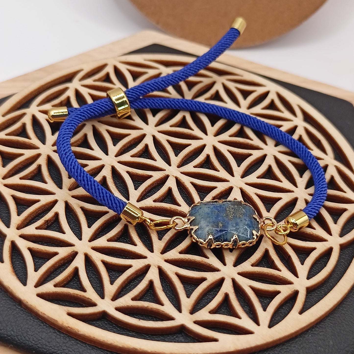 Bracelet ajustable Et Pierre Naturelle LAPIS-LAZULI