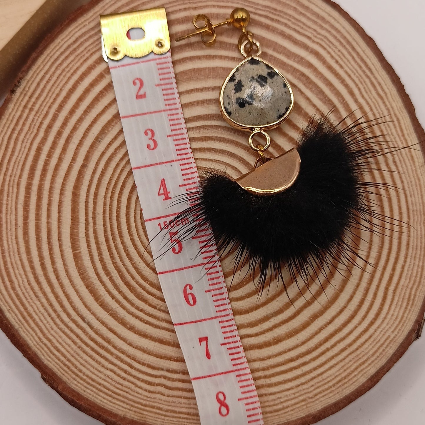 Boucles d'oreilles JASPE pierres naturelles