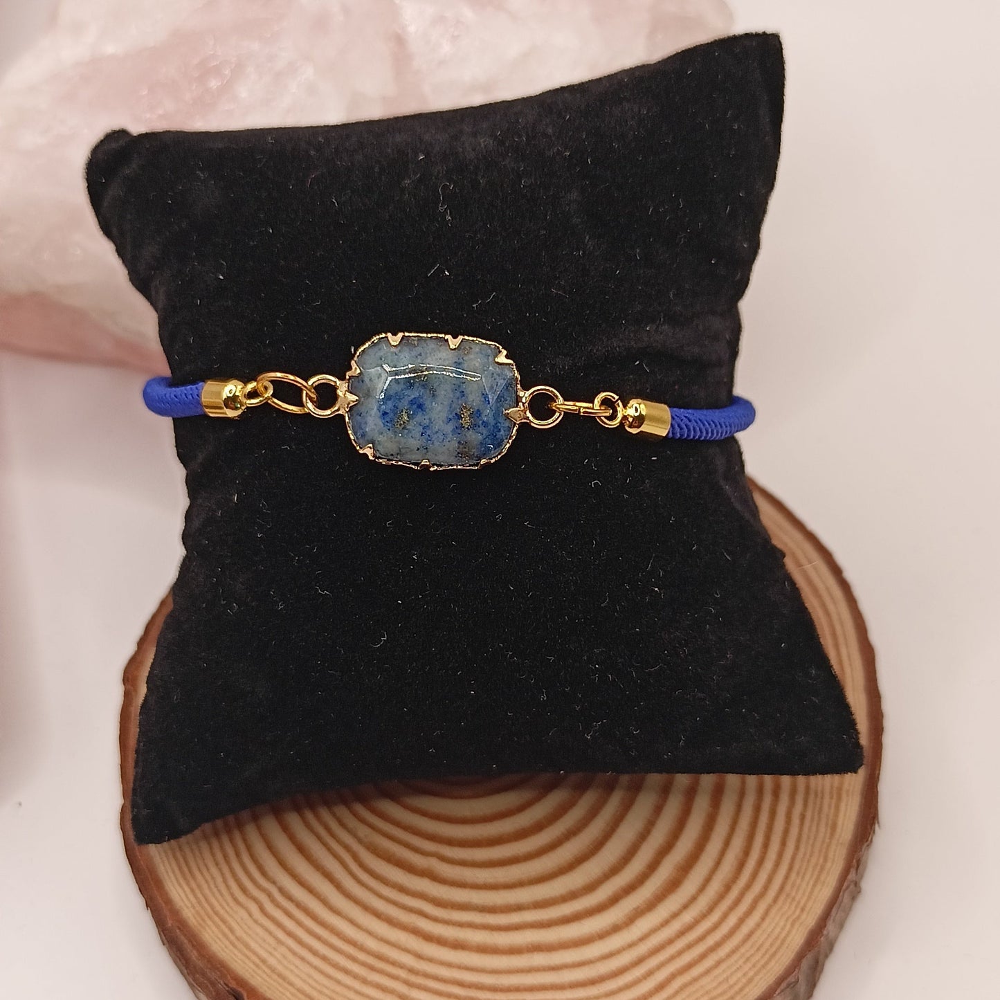 Bracelet ajustable Et Pierre Naturelle LAPIS-LAZULI