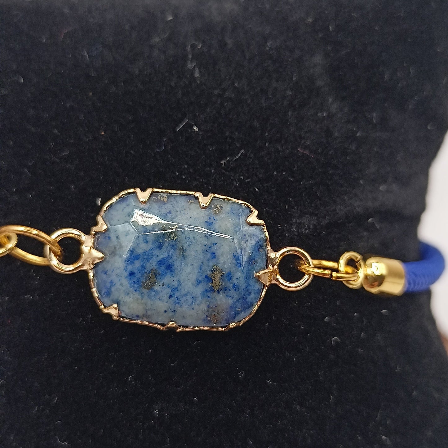 Bracelet ajustable Et Pierre Naturelle LAPIS-LAZULI