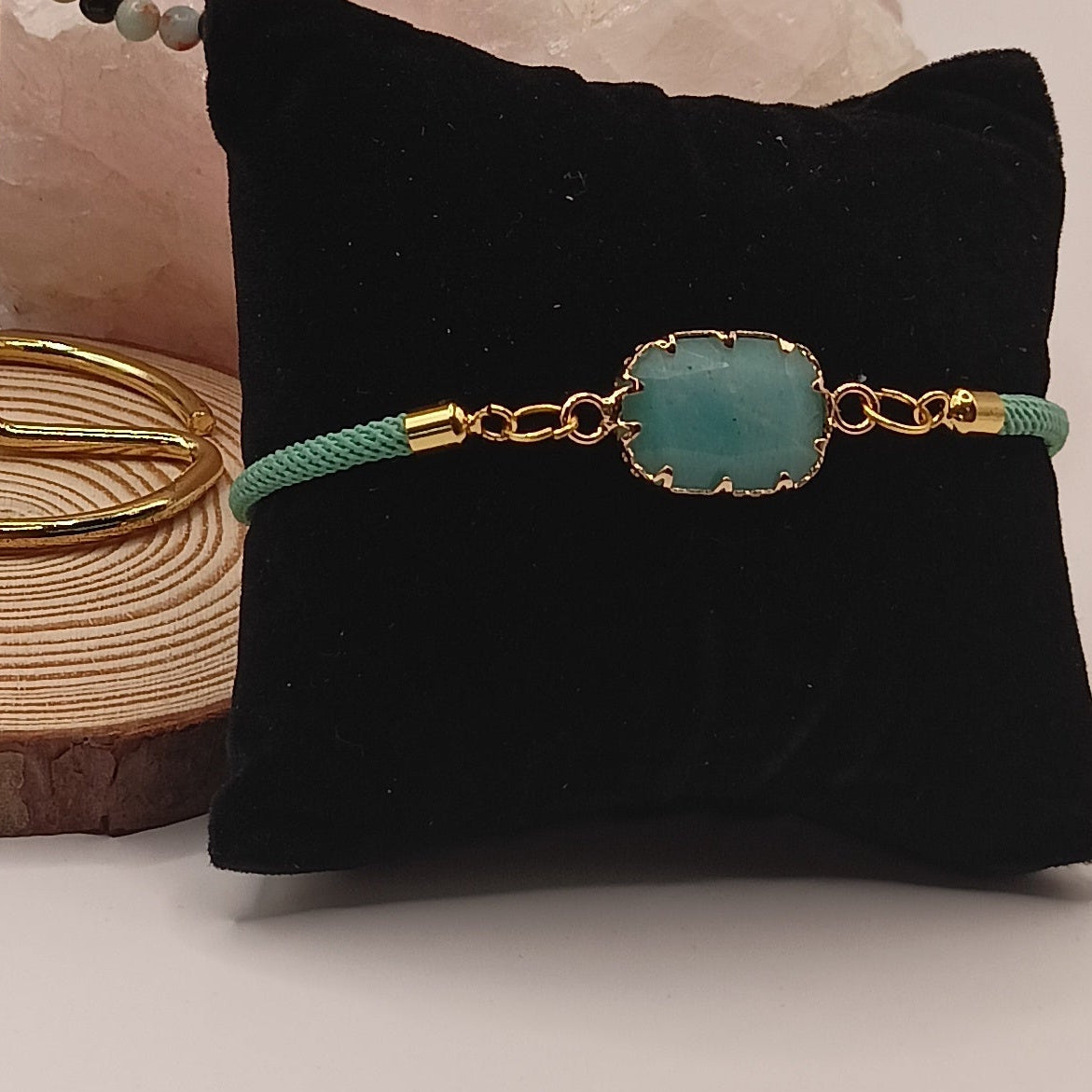 Bracelet Et Pierre Naturelle Amazonite