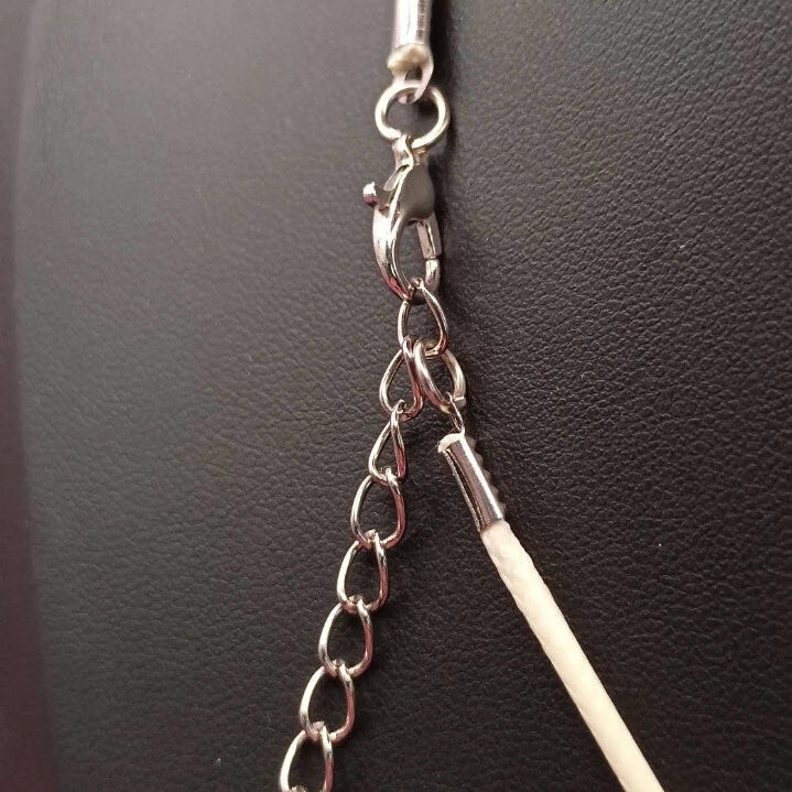 Collier avec Pendentif Pierre Naturelle Unakite Les Gemmes de l'Ursuya