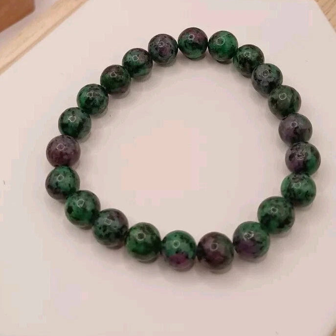 Bracelet Pierre Naturelle Rubis Zoisite My Store