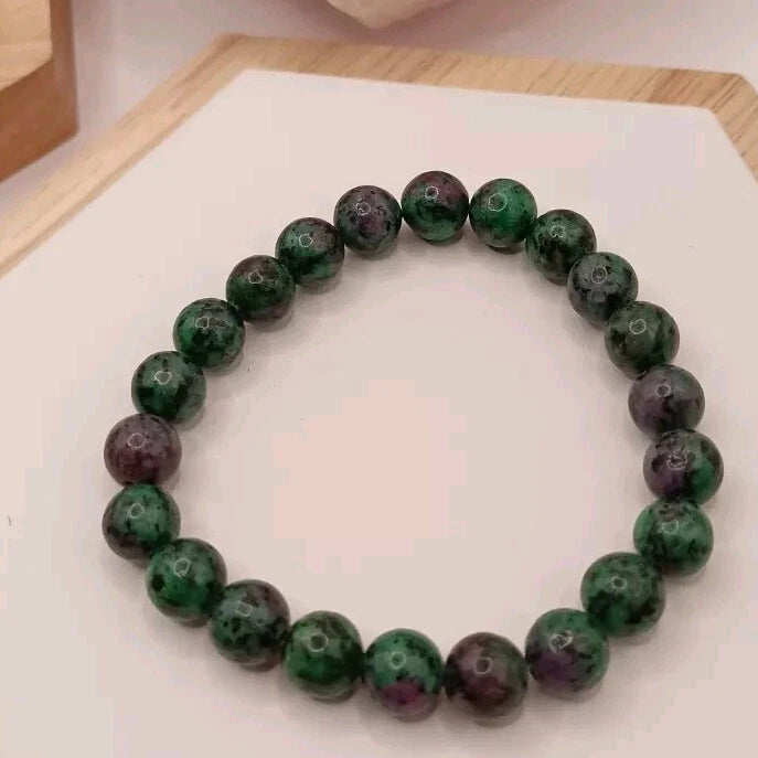 Bracelet Pierre Naturelle Rubis Zoisite My Store